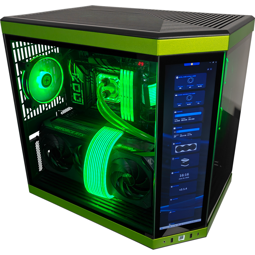 Y70 Mean Green Epic Black Label Gaming Desktop