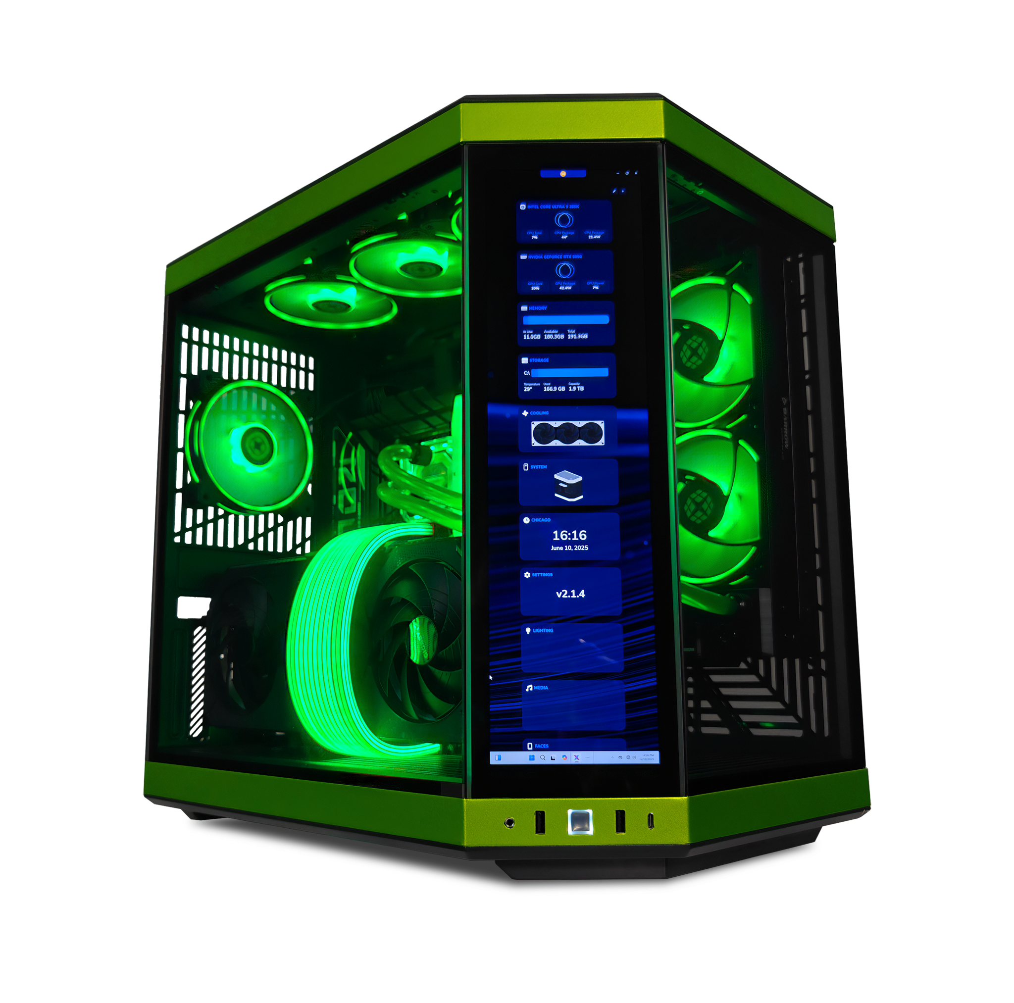 Y70 Mean Green Epic Black Label Gaming Desktop