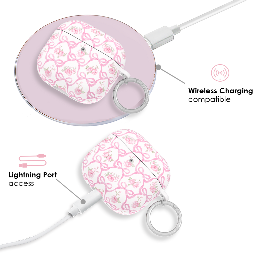 Lovely Pink Bows AirPod Case