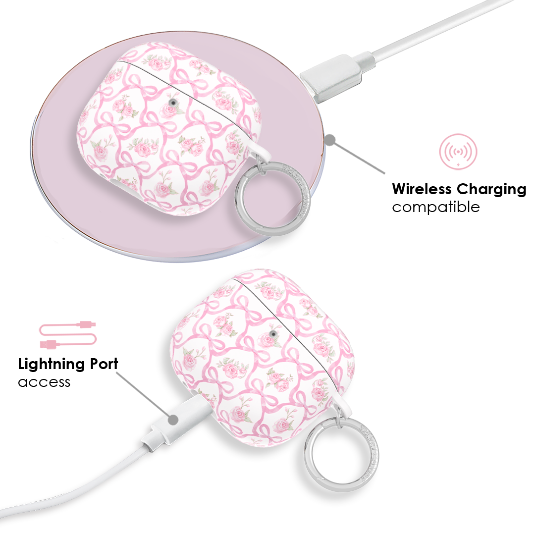 Lovely Pink Bows AirPod Case