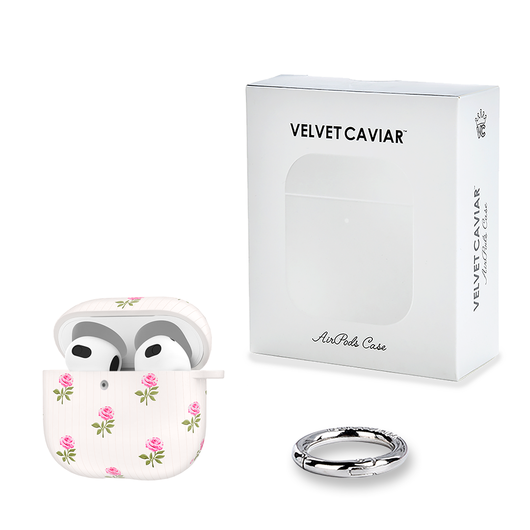 Pink Peony Floral AirPod Case