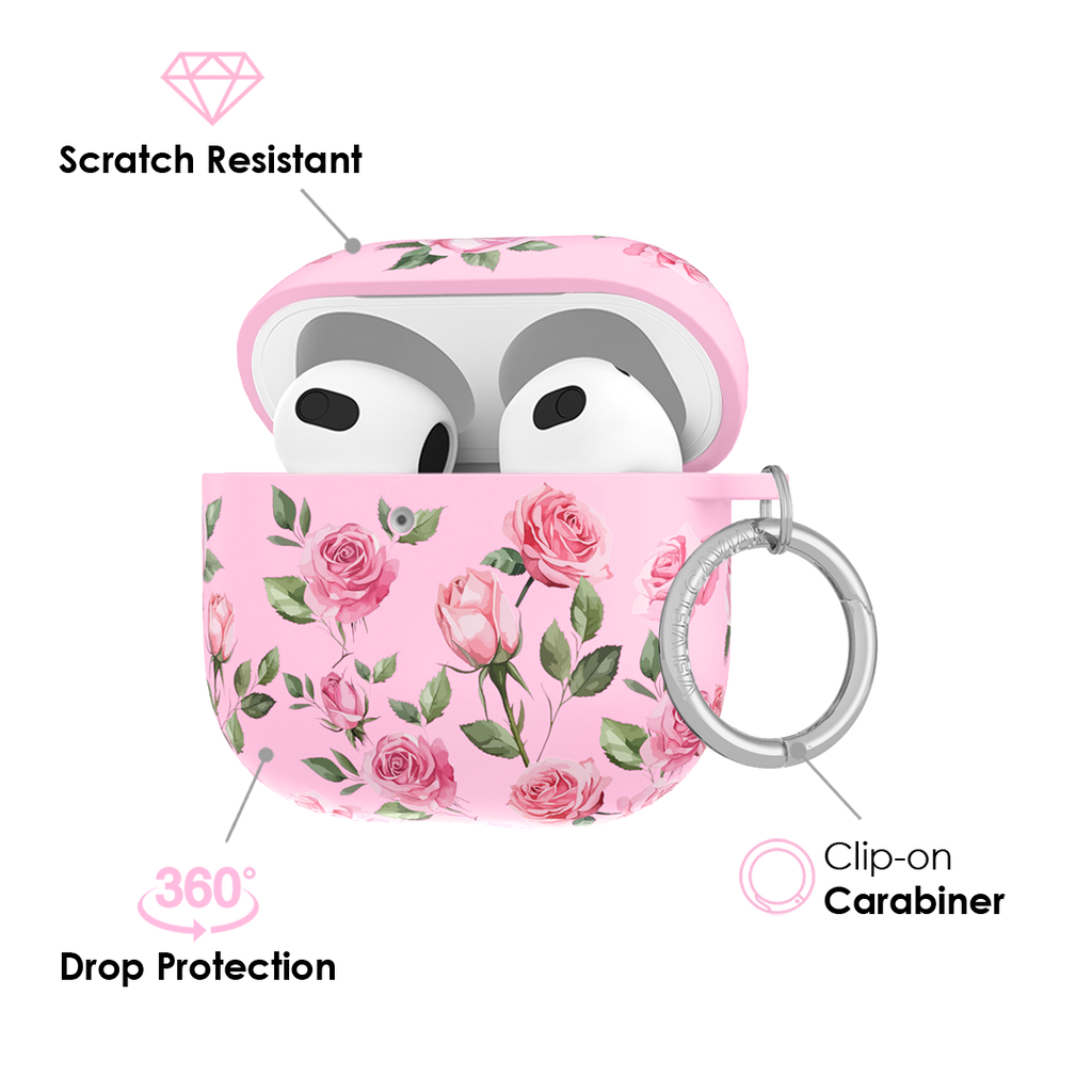Baby Pink Roses AirPod Case