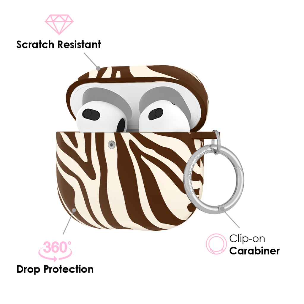 Coco Zebra AirPod Case