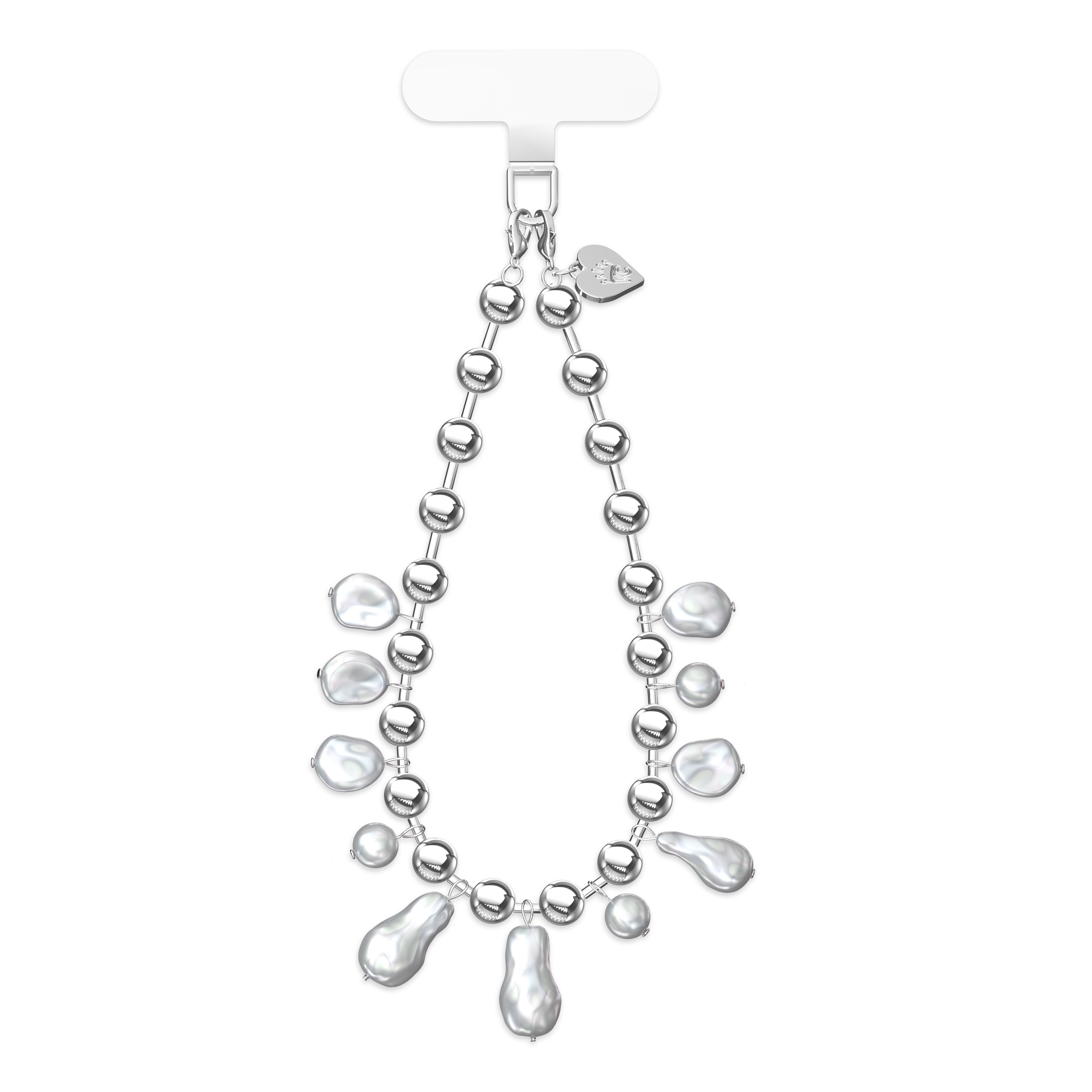 Pearl Drip Chain Phone Charm