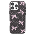 Lacy Pink Bows iPhone Case