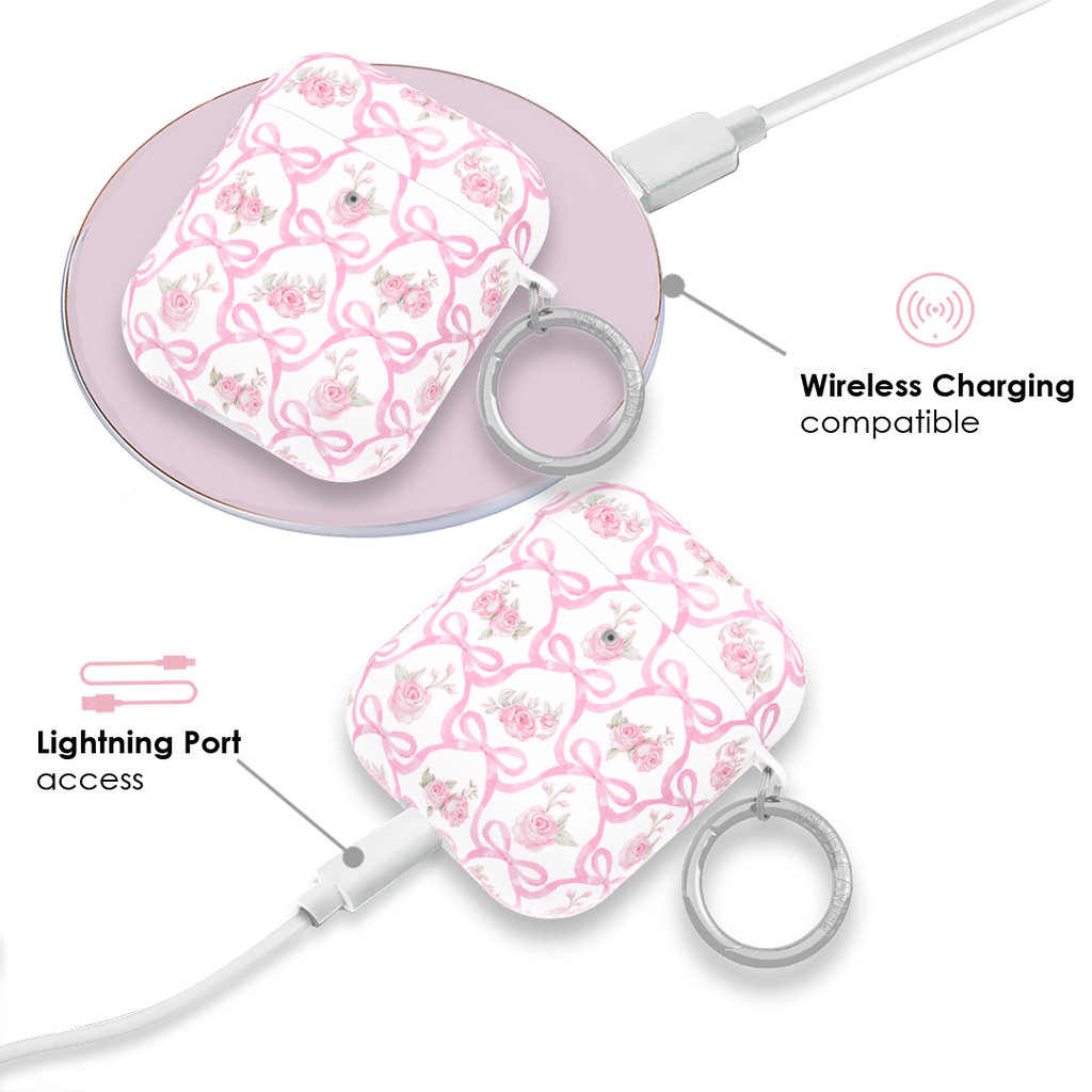Lovely Pink Bows AirPod Case