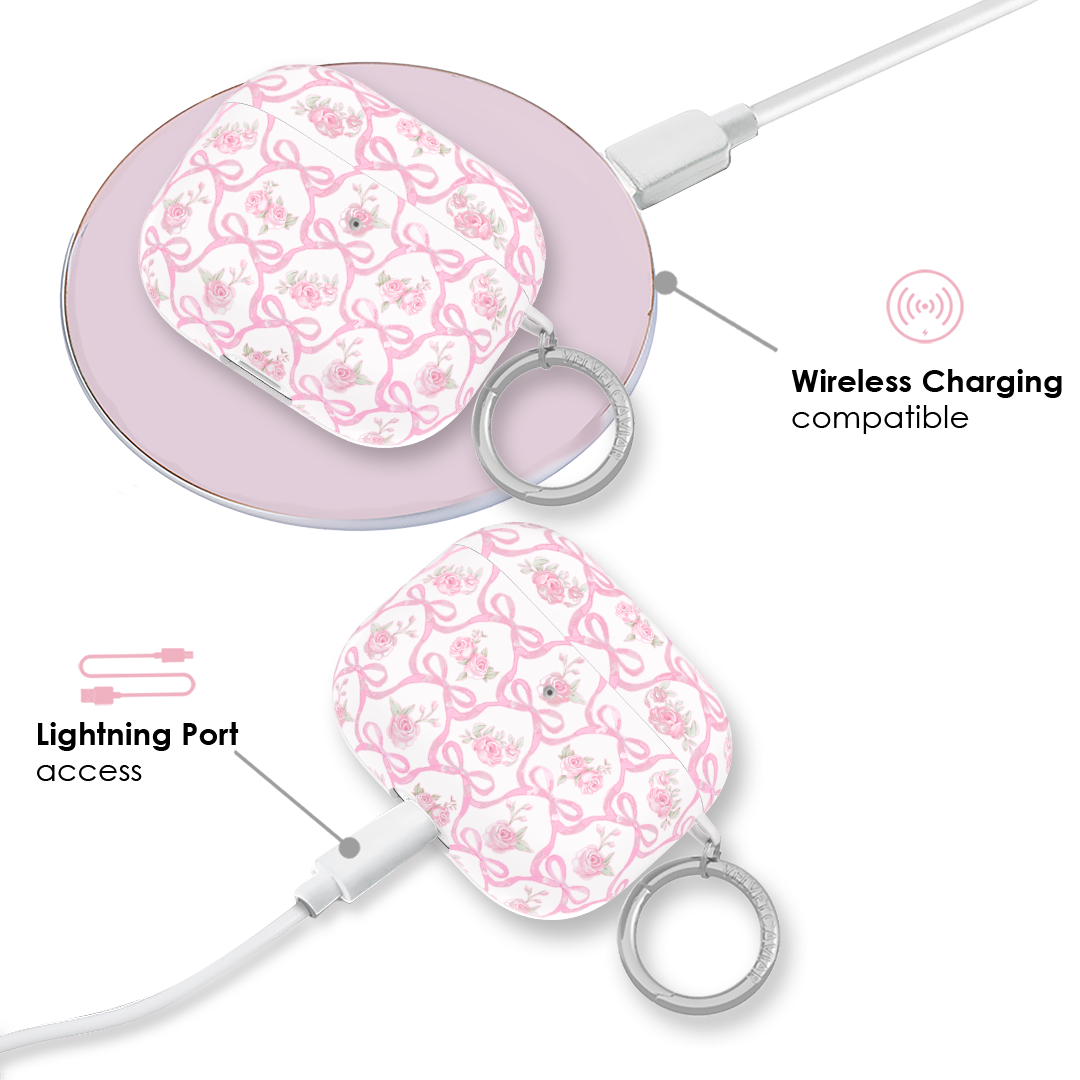 Lovely Pink Bows AirPod Case