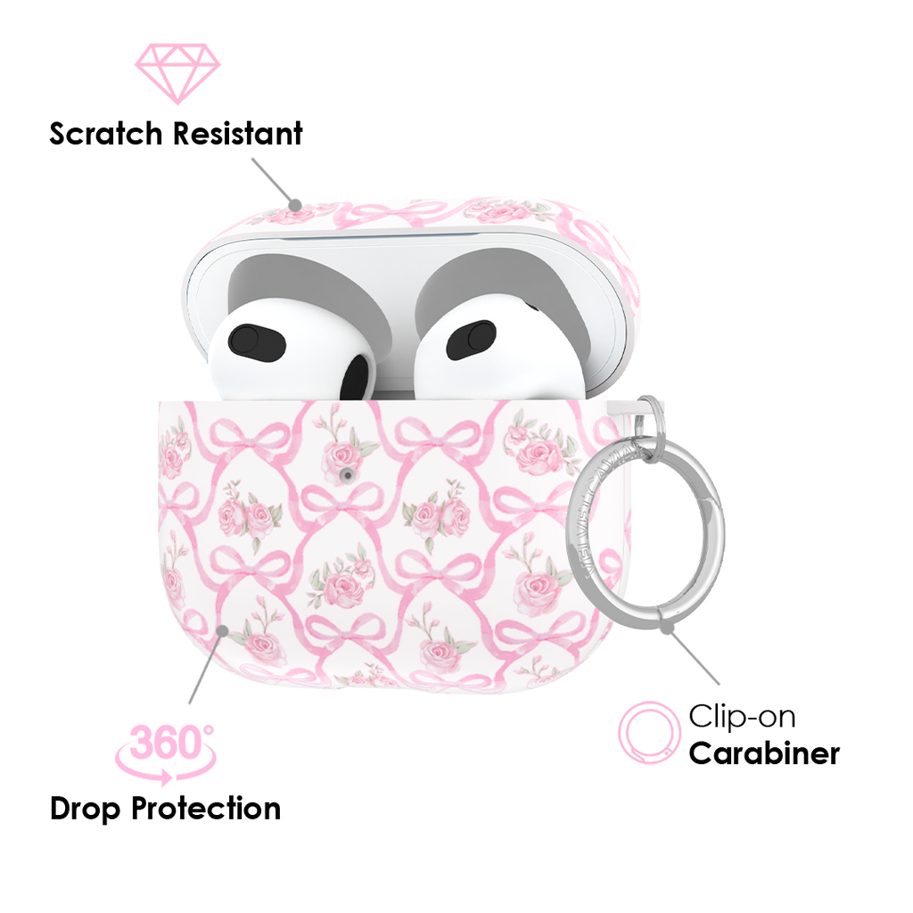 Lovely Pink Bows AirPod Case