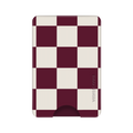 Burgundy Vibe Checker MagSafe Wallet