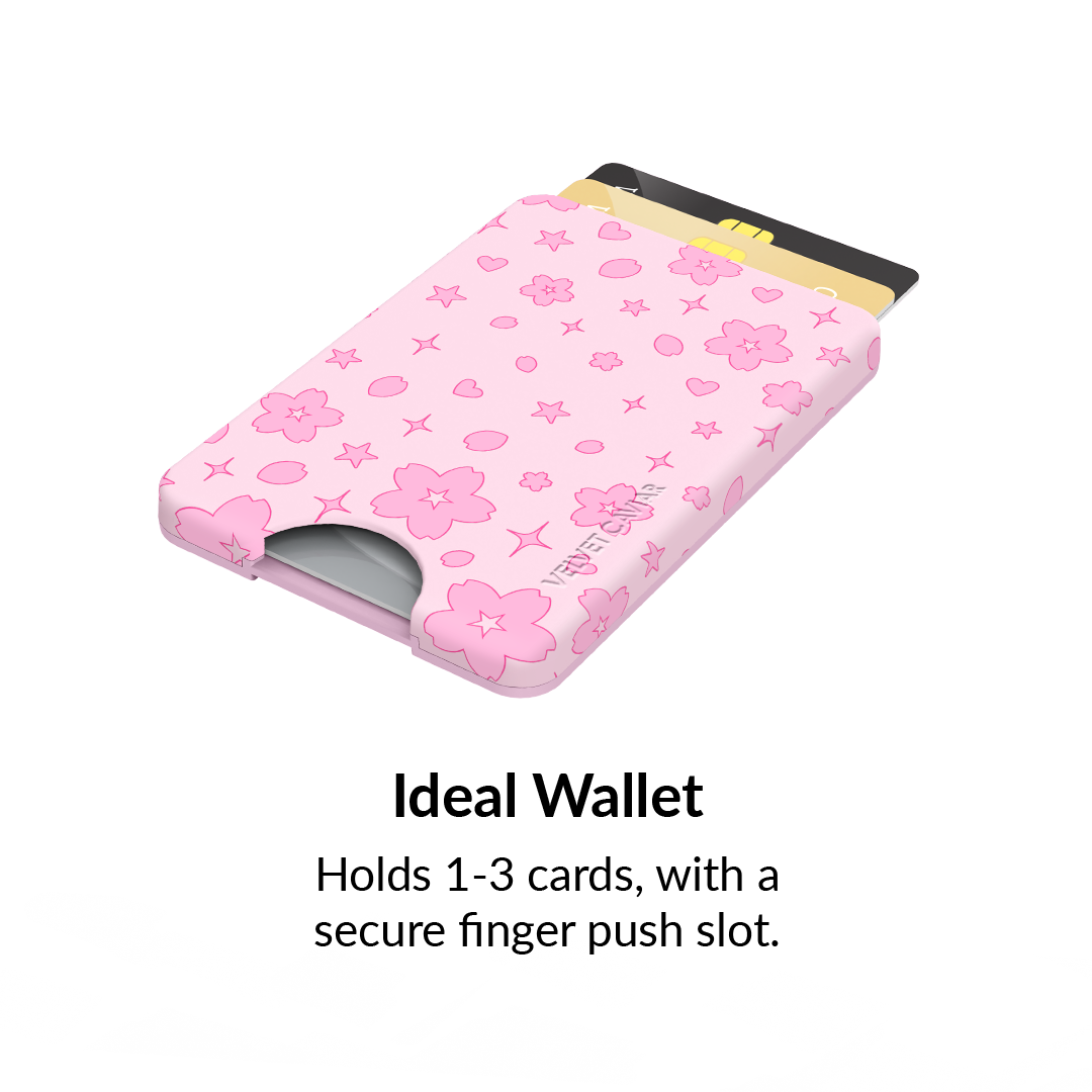 Pink Cherry Blossom MagSafe Wallet
