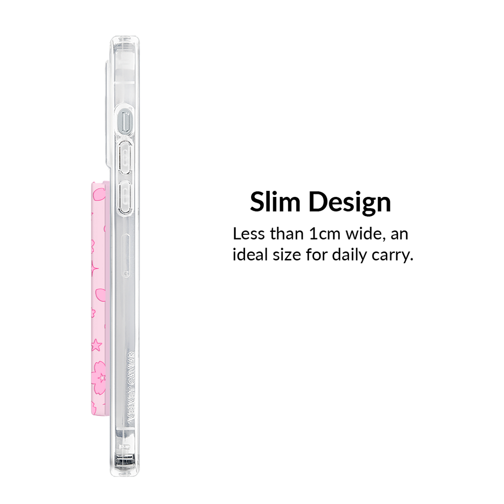 Pink Cherry Blossom MagSafe Wallet
