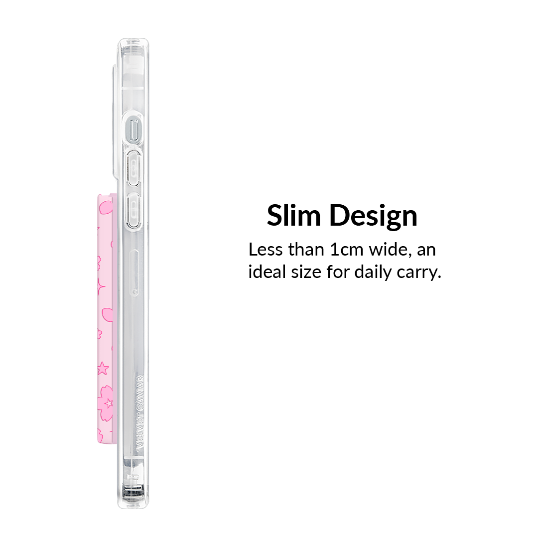 Pink Cherry Blossom MagSafe Wallet