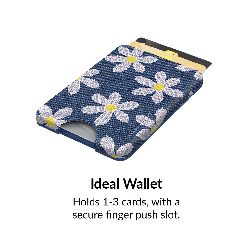 Denim Daisy MagSafe Wallet