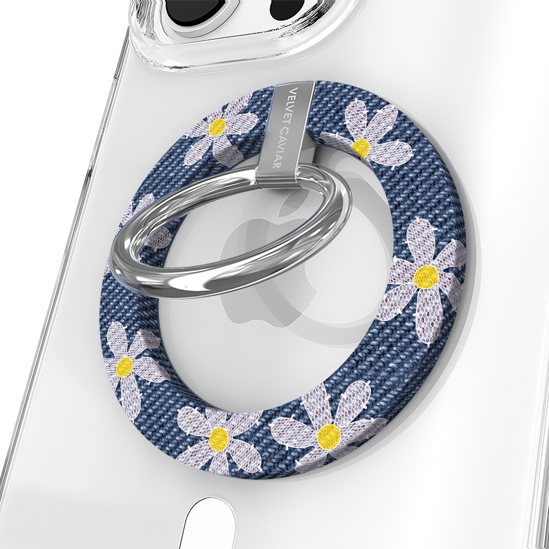 Denim Daisy MagSafe Grip Ring