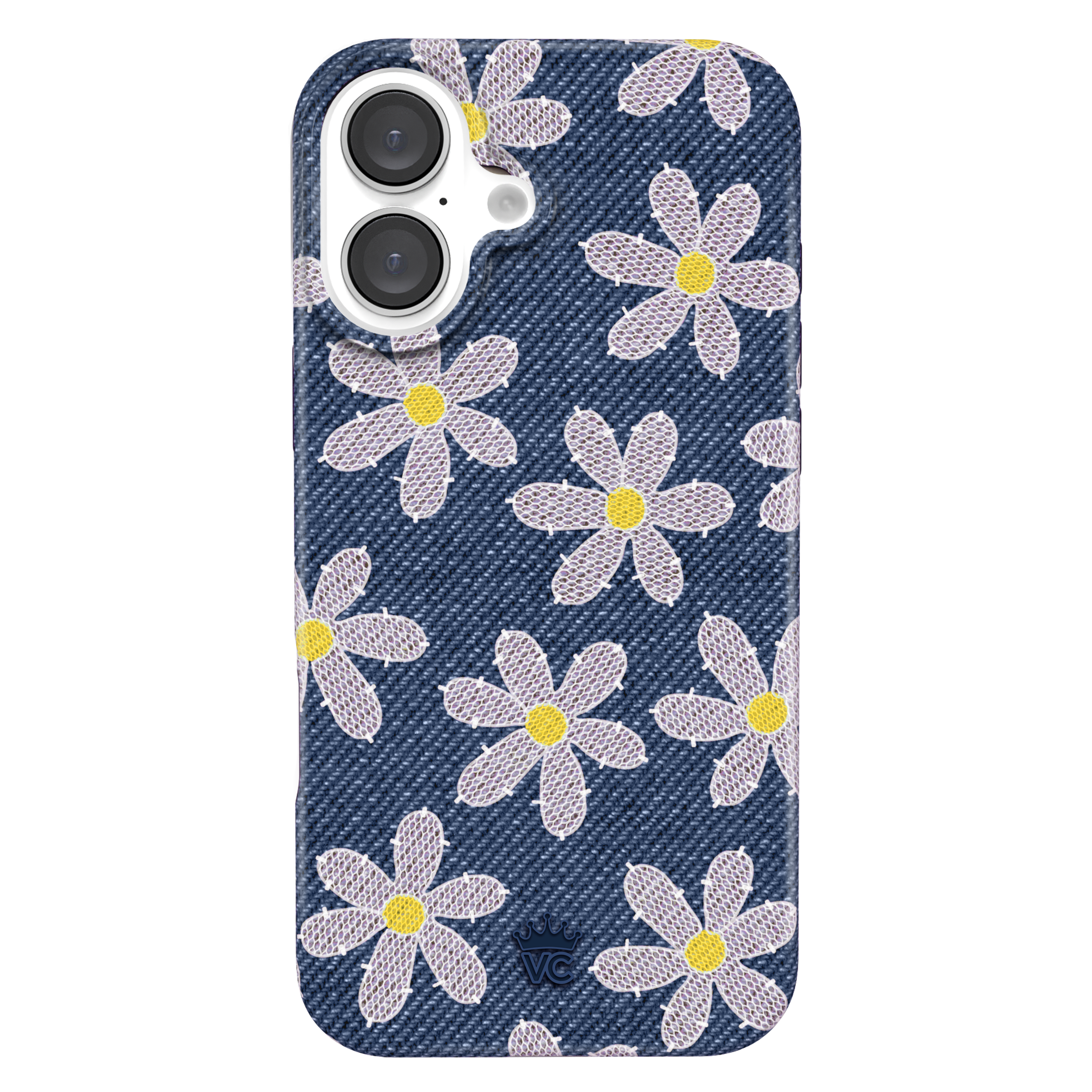 Denim Daisy iPhone Case