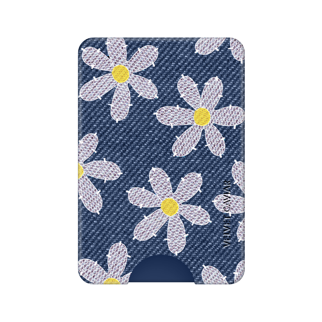 Denim Daisy MagSafe Wallet