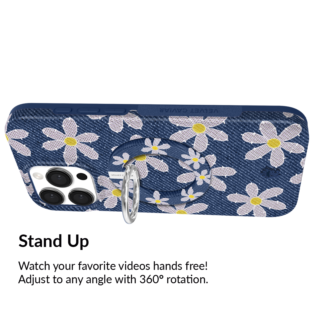Denim Daisy MagSafe Grip Ring
