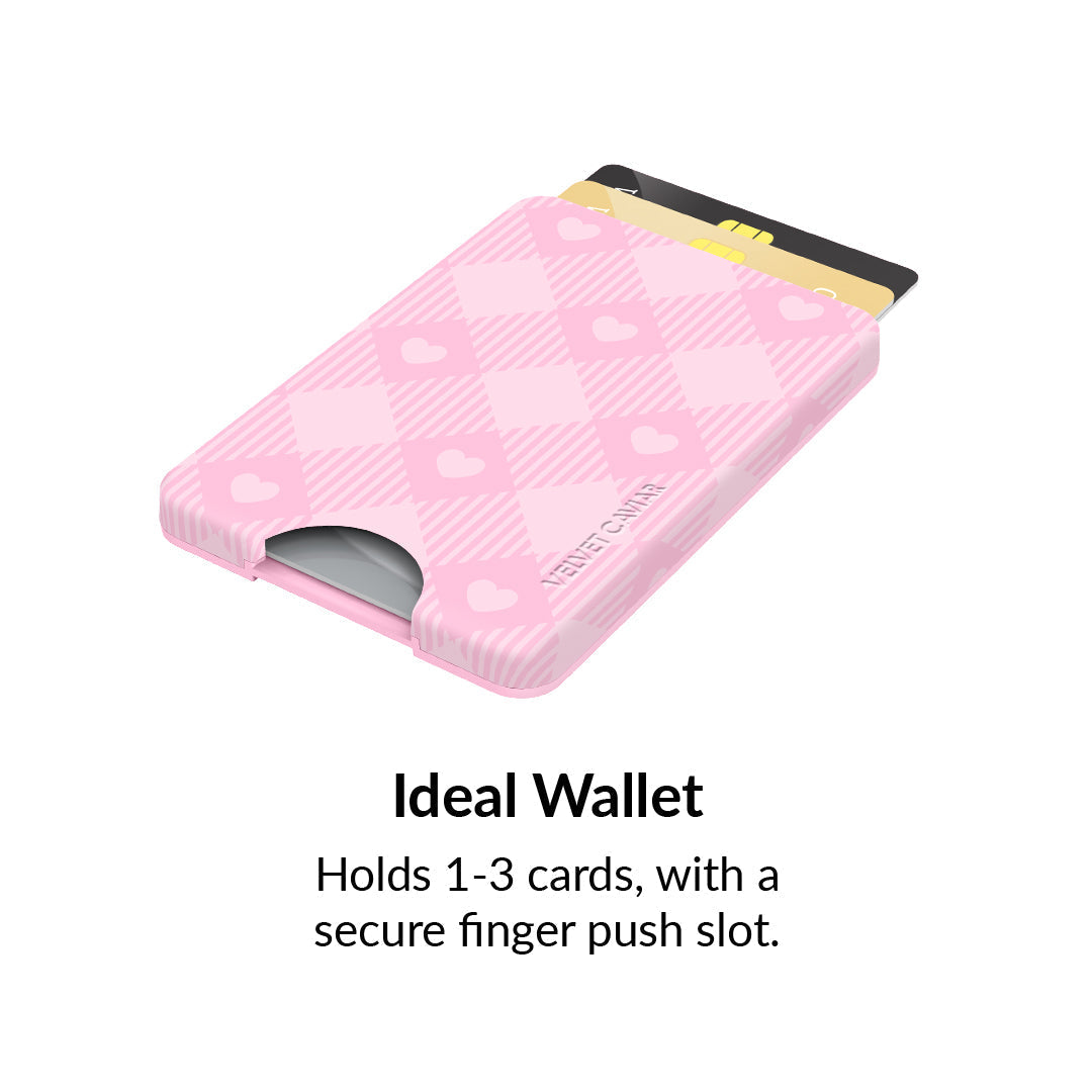 Dolly Pink Gingham MagSafe Wallet