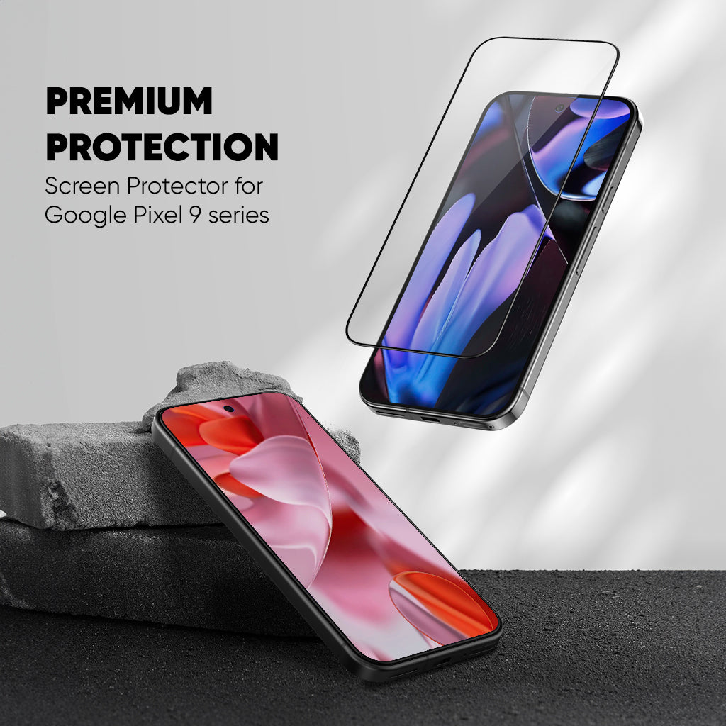 NanoArmour for Google Pixel 9 Pro Screen Protector - Edge-to-Edge, Anti-Static, TruColor