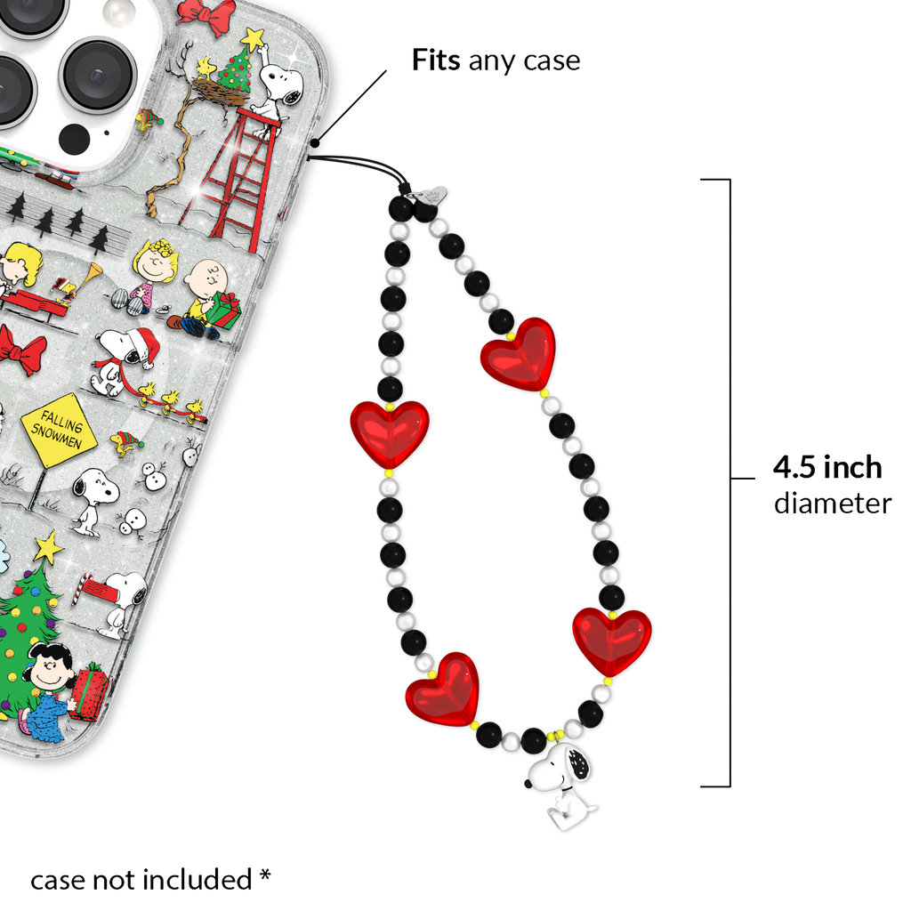 Snoopy Hearts Phone Charm