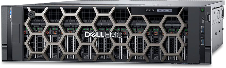 Prebuilt Dell PowerEdge R940 / 4x6240 / 1024GB Ram / 12x6.4TB NVMe