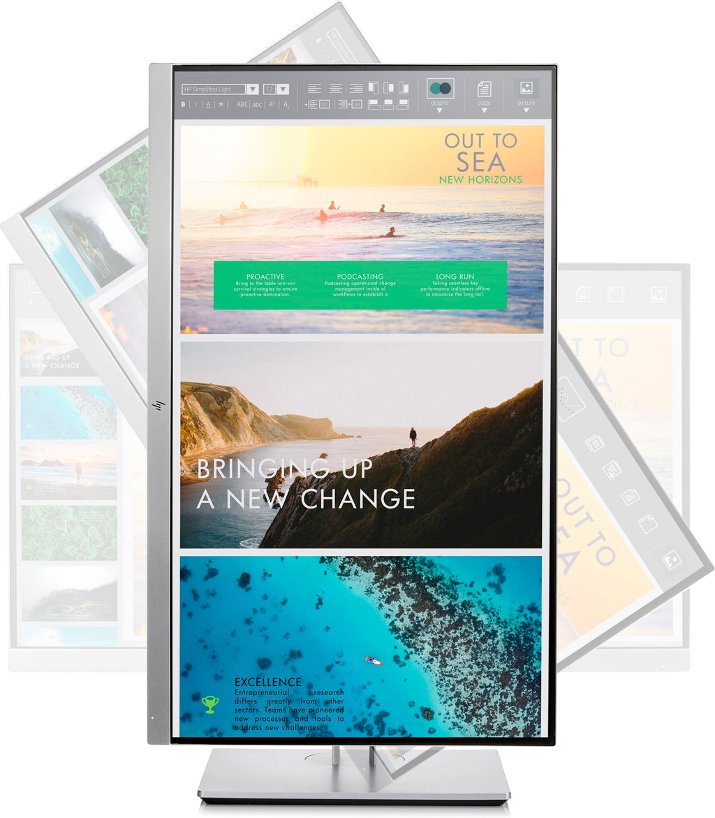 HP EliteDisplay E233 23" FHD IPS LED, VGA, HDMI, DISPLAYPORT, 1FH46AT (A)