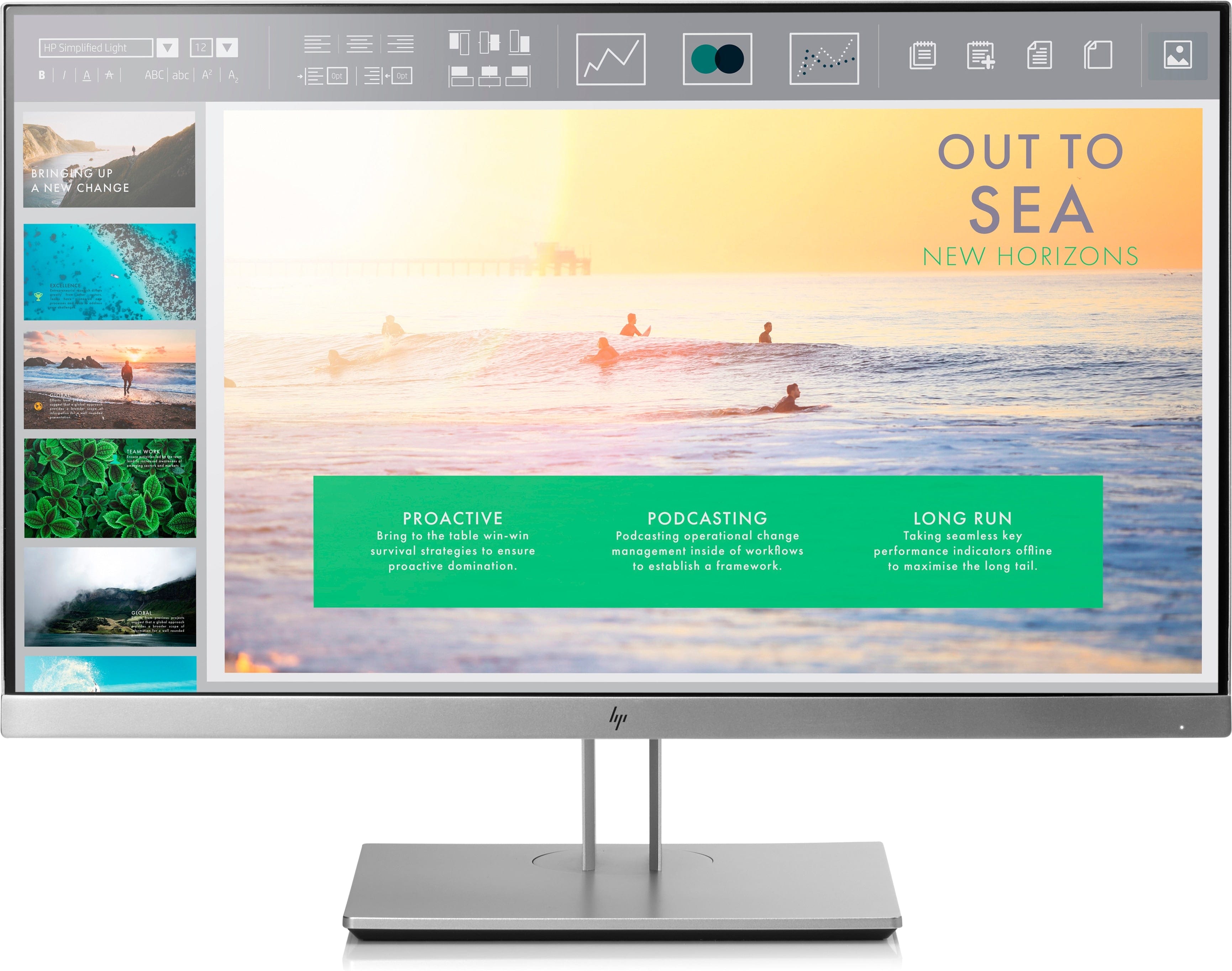 HP EliteDisplay E233 23" FHD IPS LED, VGA, HDMI, DISPLAYPORT, 1FH46AT (A)