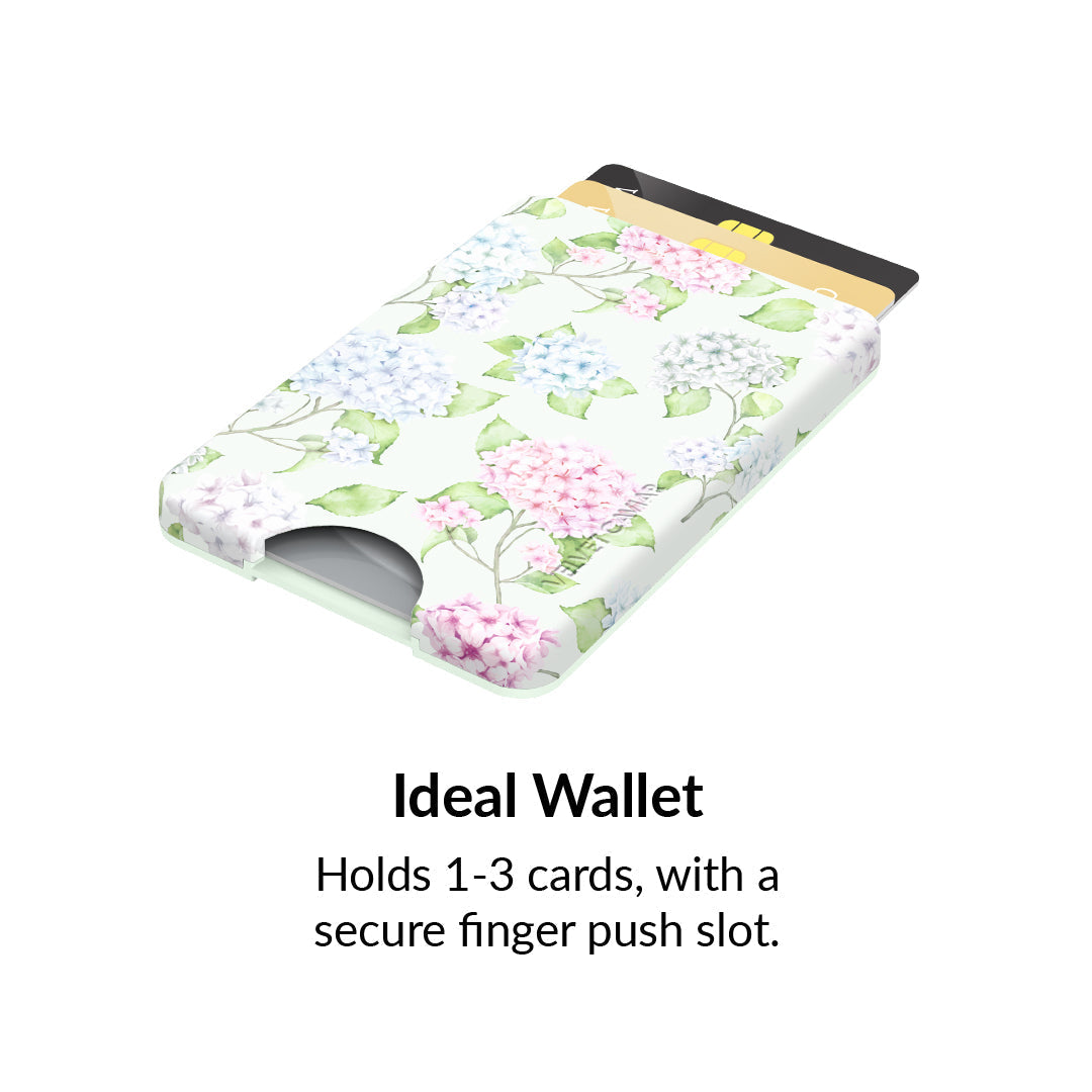 Hydrangea Floral MagSafe Wallet