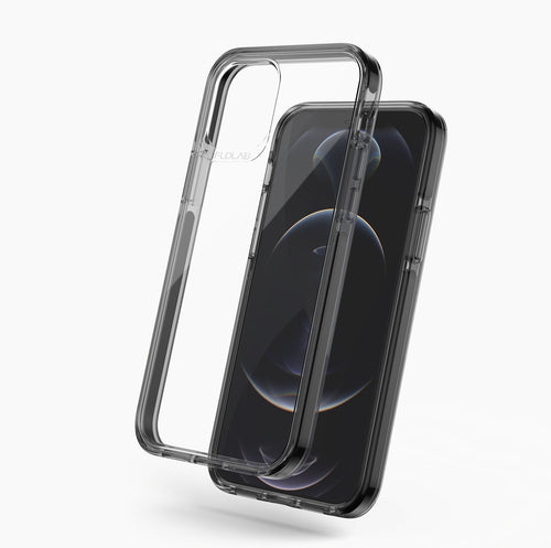Black Clear for iPhone 12 mini Cases TAFFYCA Series