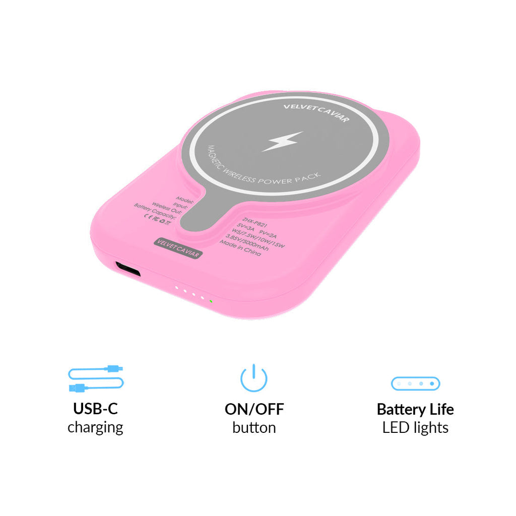 Pink Sugar MagSafe Battery Power Pack