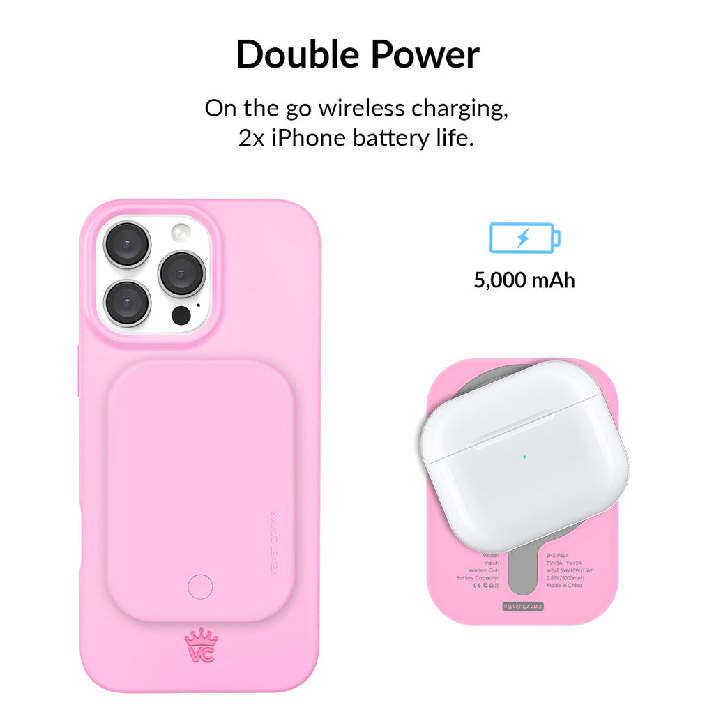 Pink Sugar MagSafe Battery Power Pack