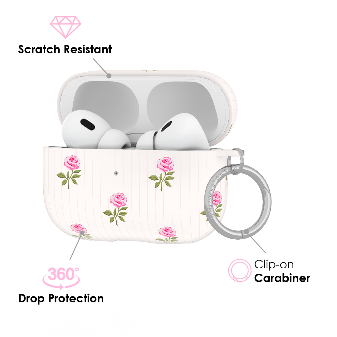 Pink Peony Floral AirPod Case