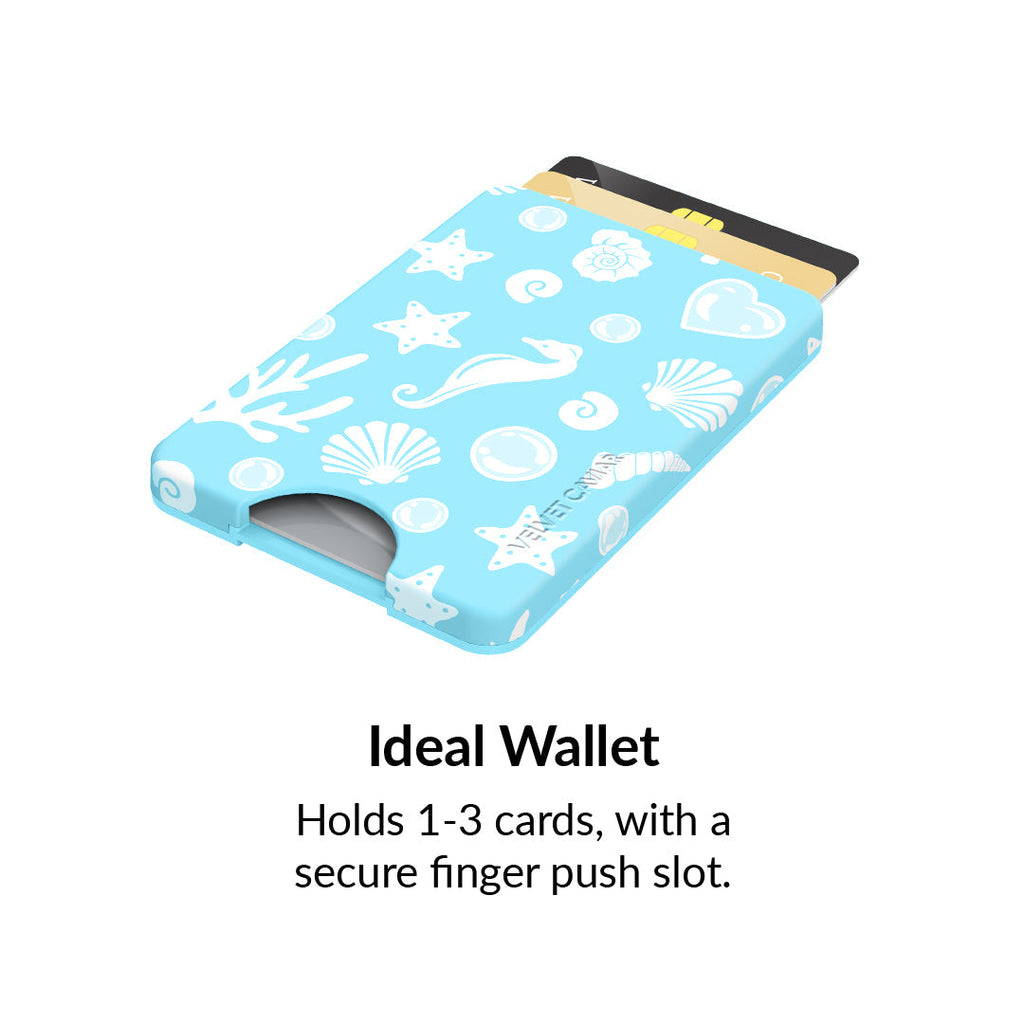 Aquamarine Holo MagSafe Wallet