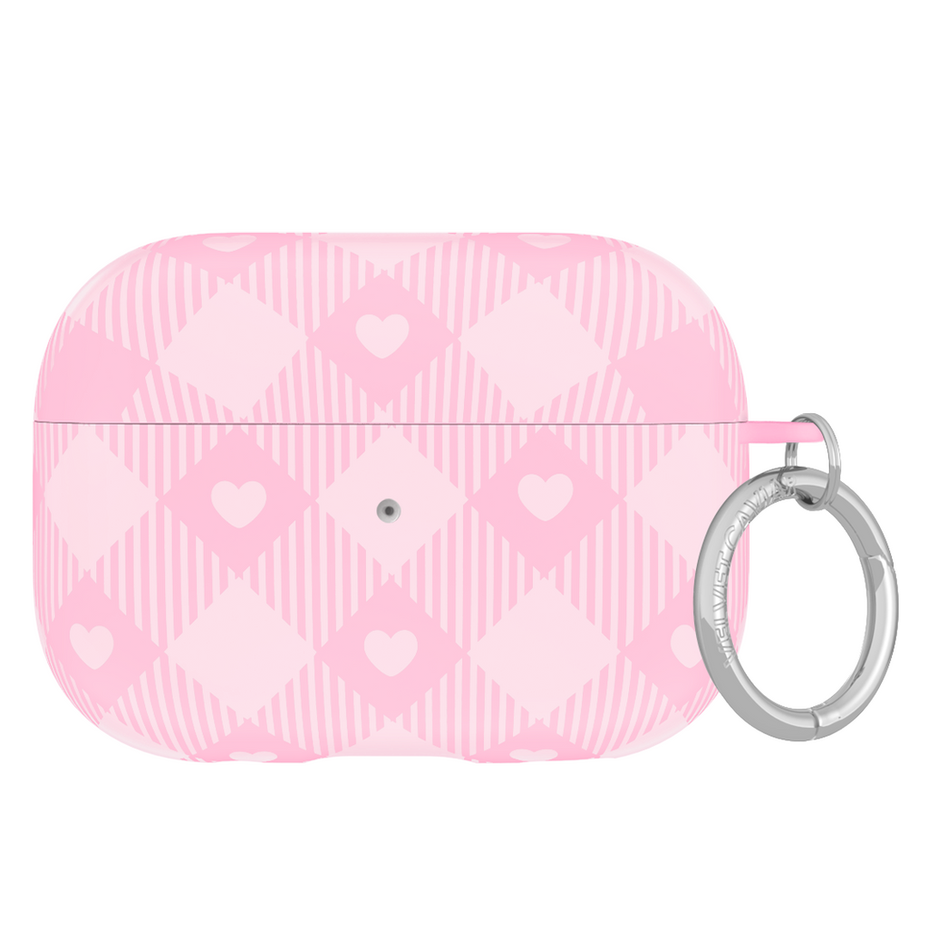 Dolly Pink Gingham AirPod Case