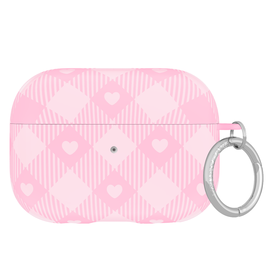 Dolly Pink Gingham AirPod Case