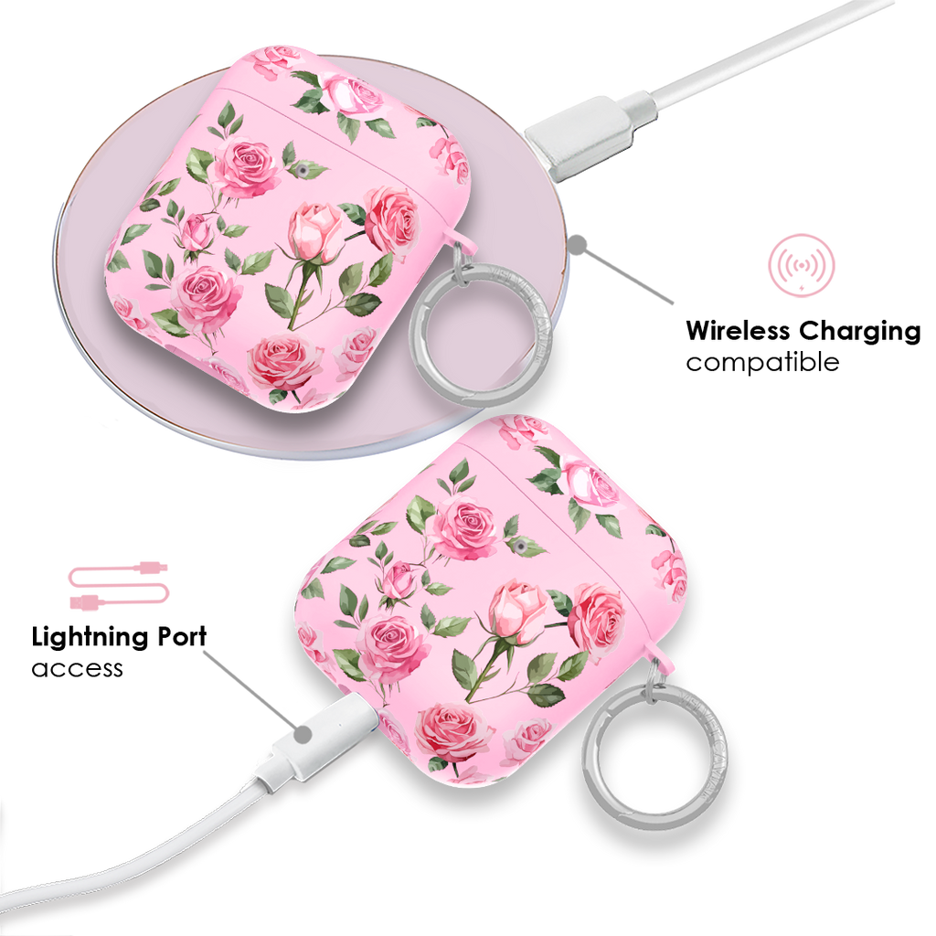 Baby Pink Roses AirPod Case