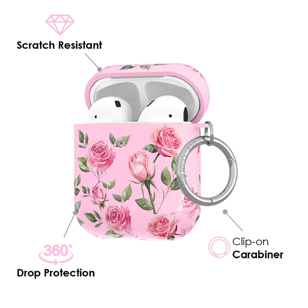 Baby Pink Roses AirPod Case