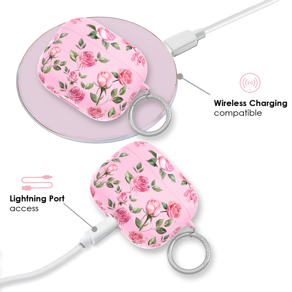 Baby Pink Roses AirPod Case