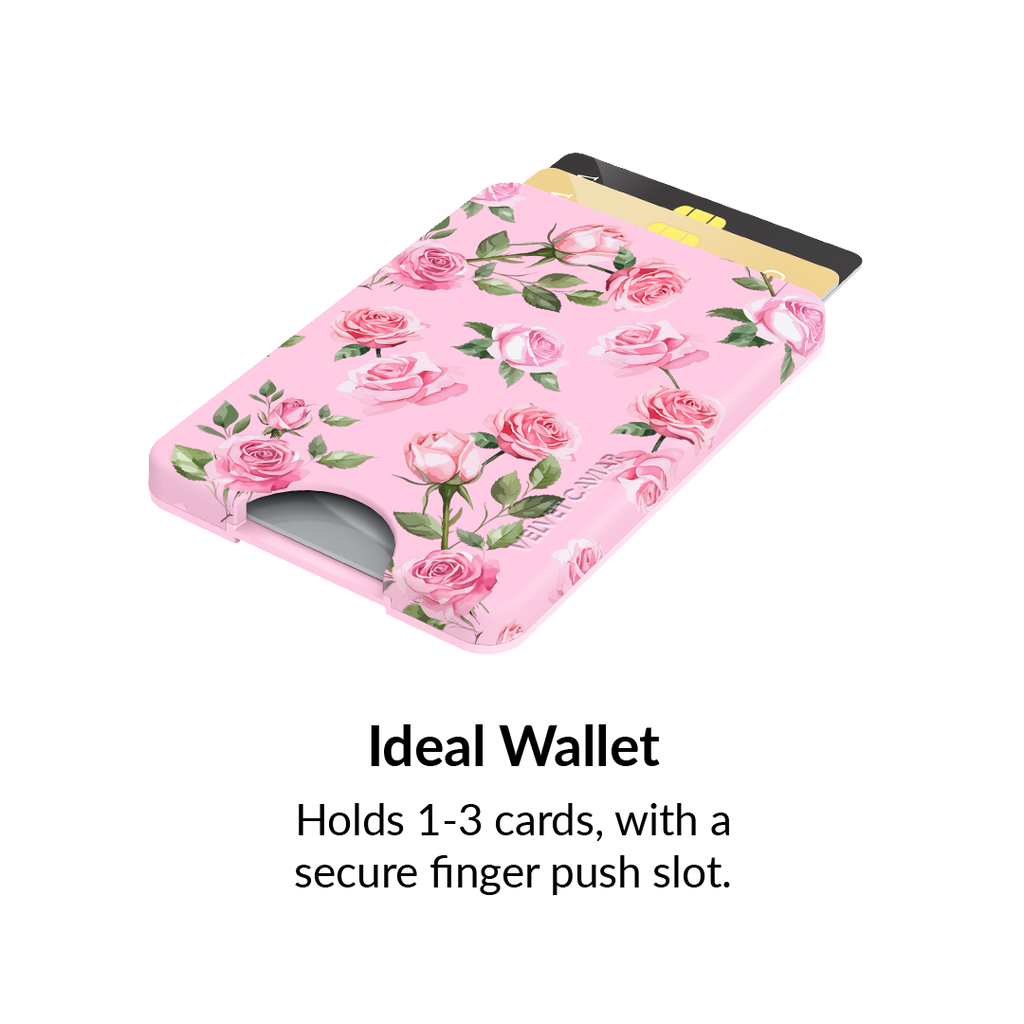 Baby Pink Roses MagSafe Wallet