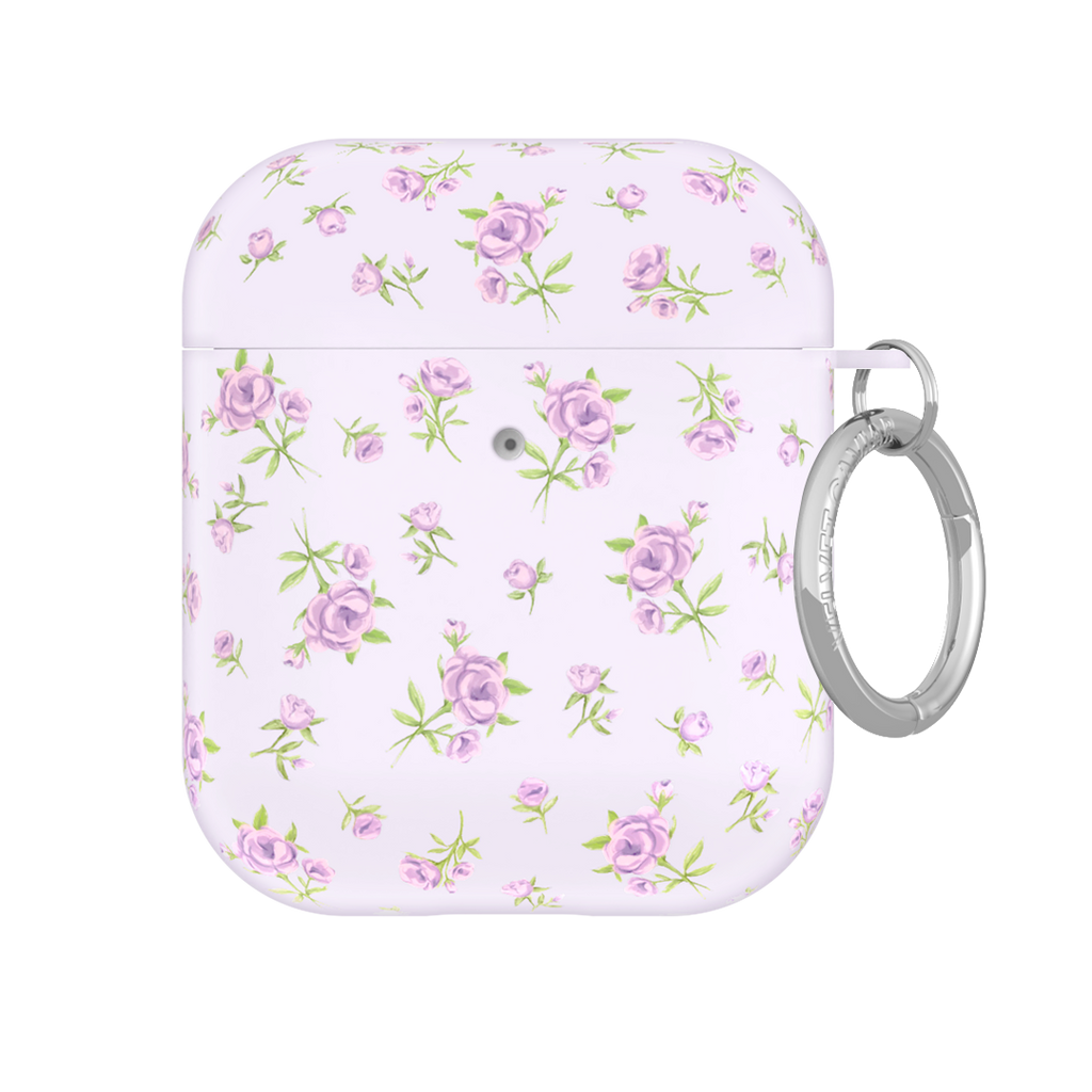 Dainty Lilac Floral AirPod Case