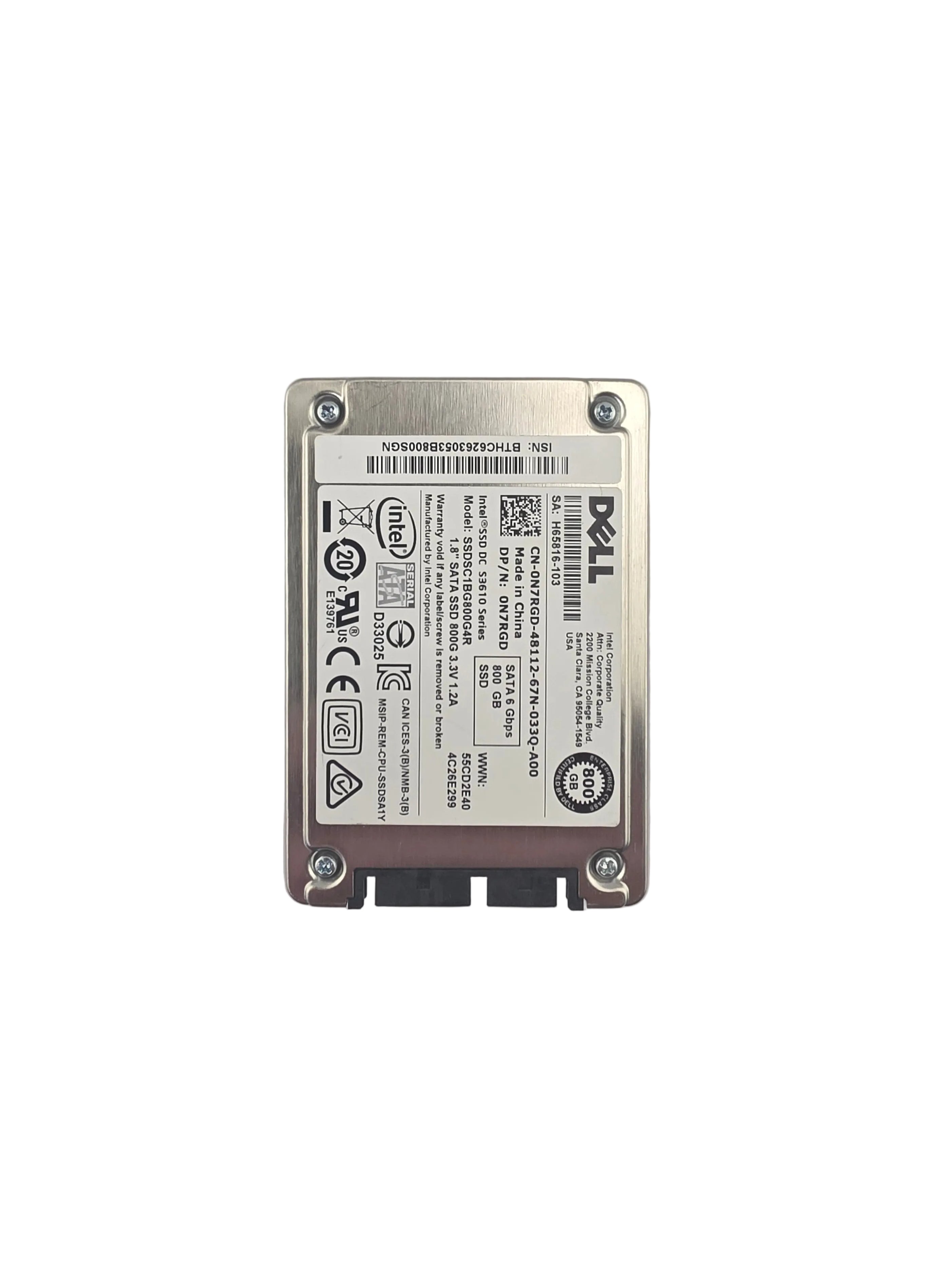 Dell SSD SATA 1.8" 800GB MLC Mixed Use 6GBPS
