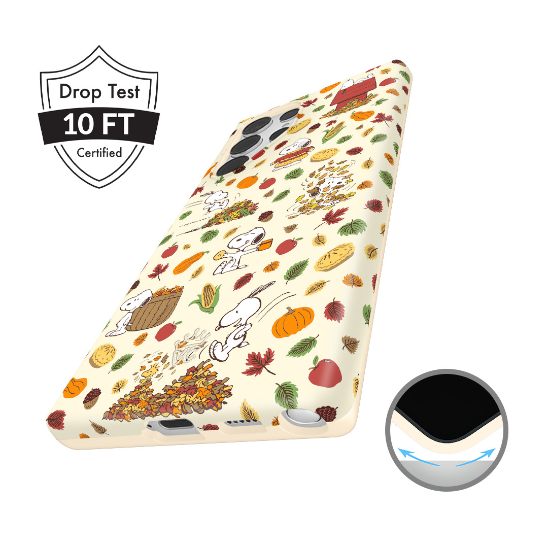 Snoopy Autumn Leaves Samsung Case