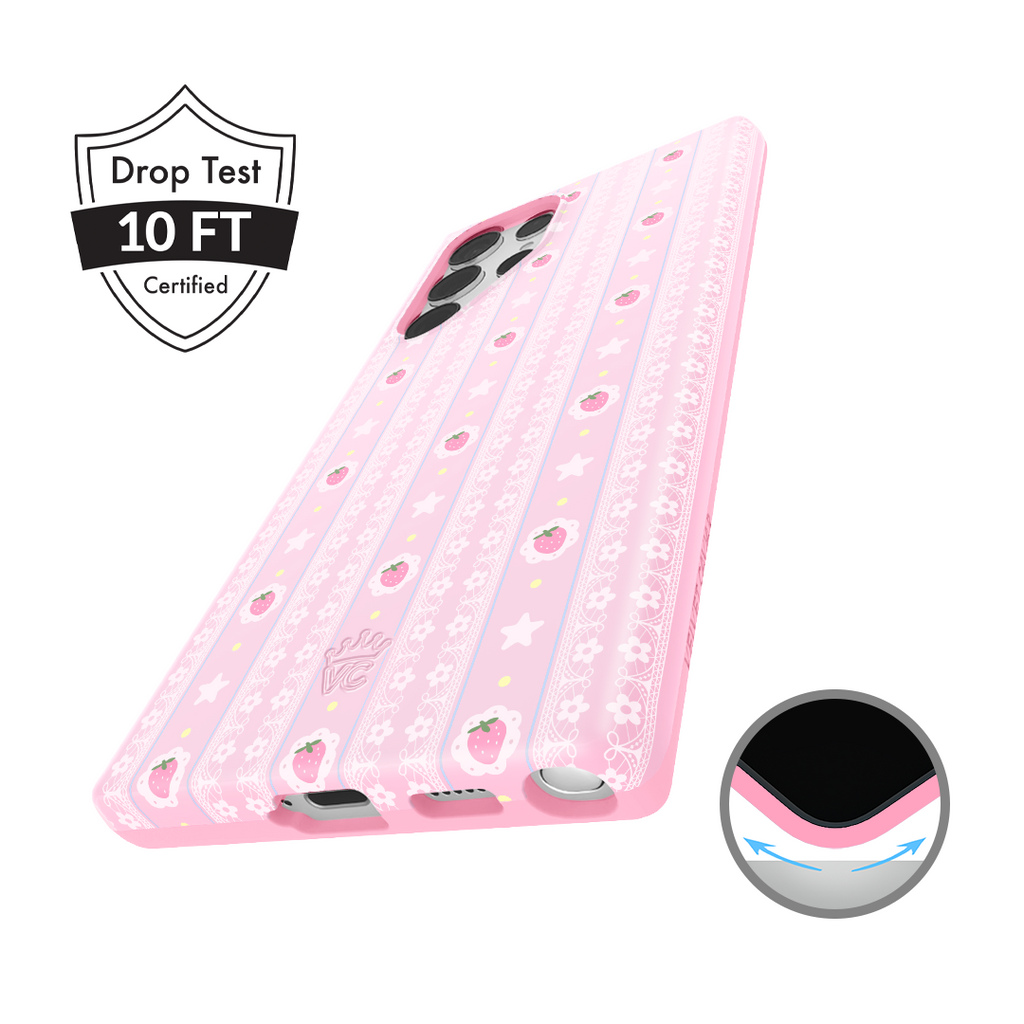 Strawberry Macaron Samsung Case