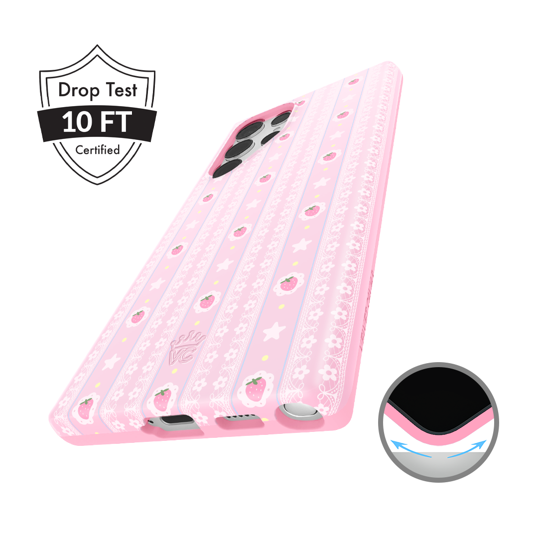 Strawberry Macaron Samsung Case