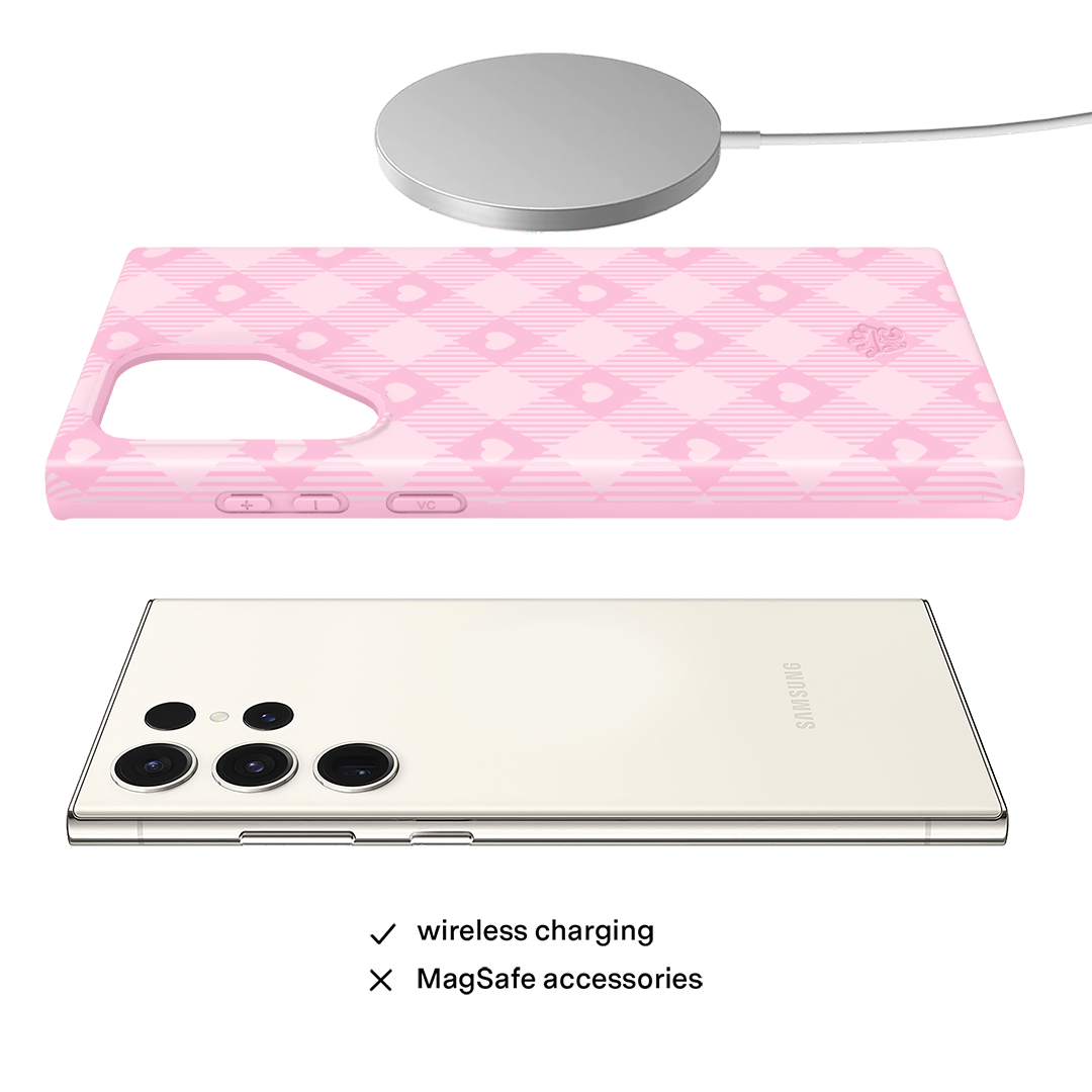 Dolly Pink Gingham Samsung Case