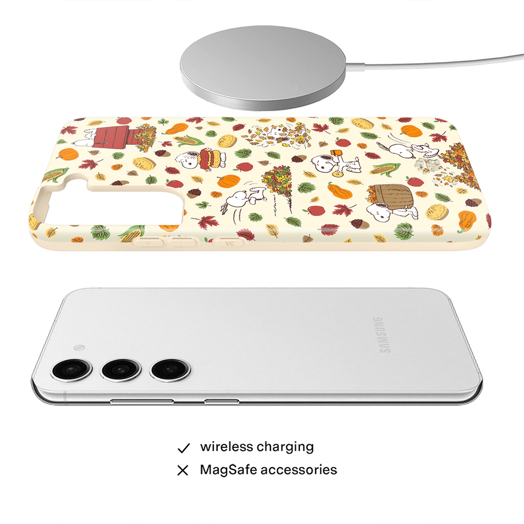 Snoopy Autumn Leaves Samsung Case