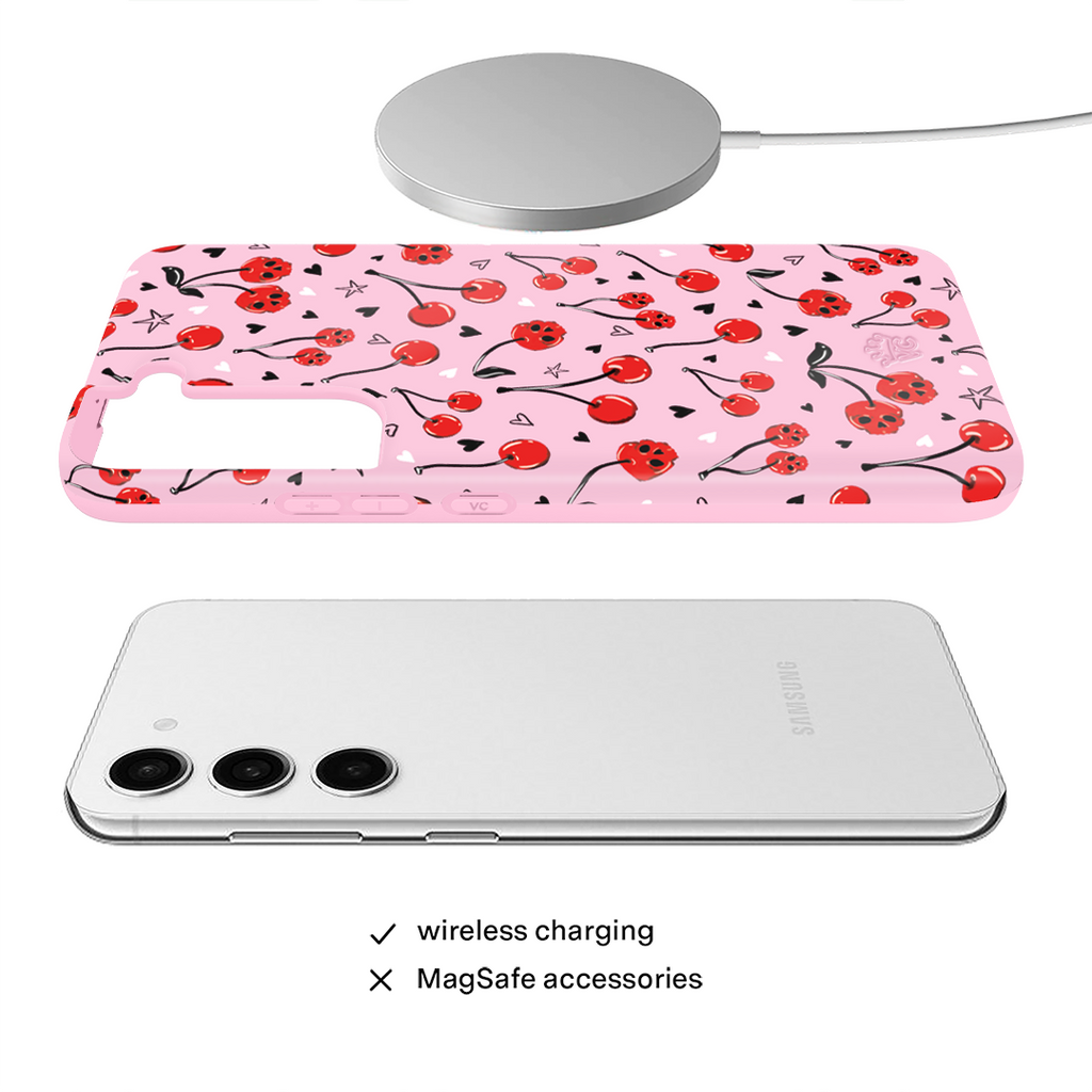 Sour Cherry Skulls Samsung Case