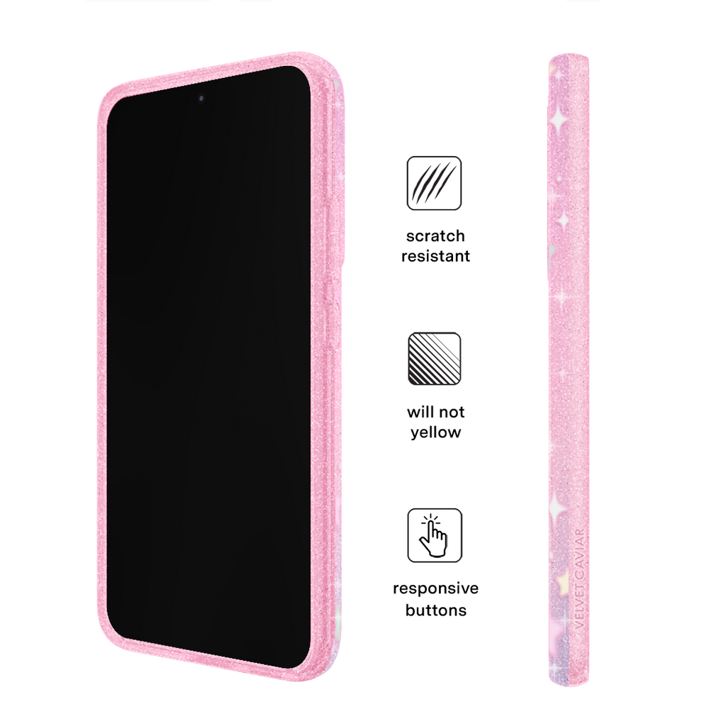 Falling Star Glitter Samsung Case