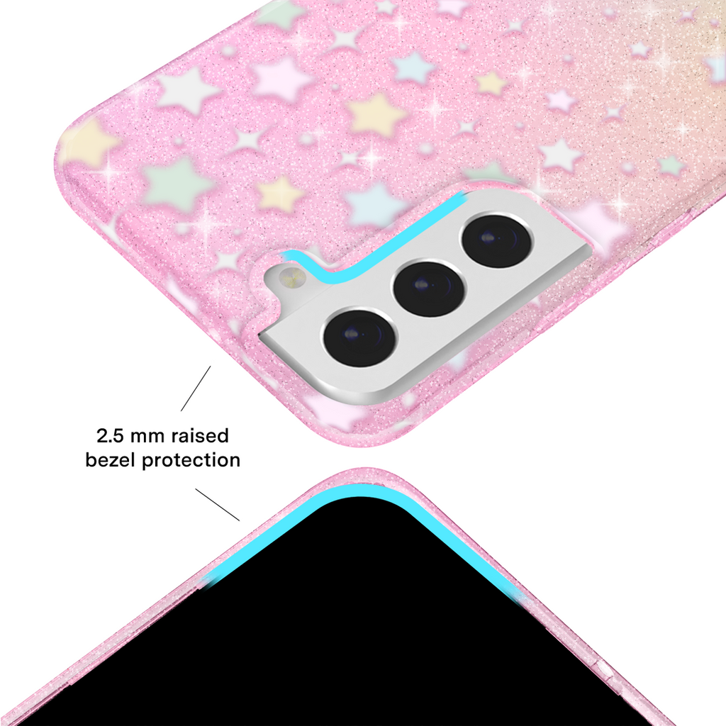 Falling Star Glitter Samsung Case