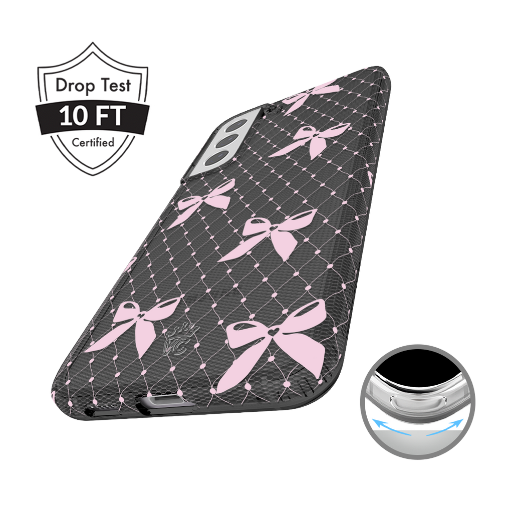 Lacy Pink Bows Samsung Case